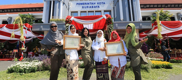 GAIN Indonesia team awarded in Surabaya