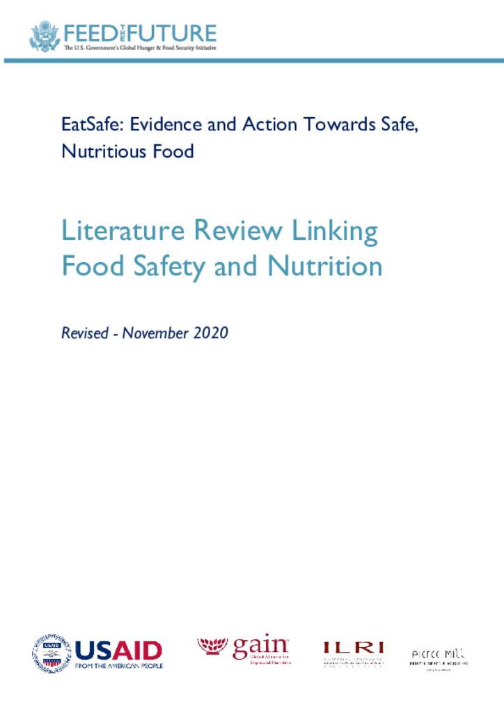 Review Linking Food Safety and Nutrition