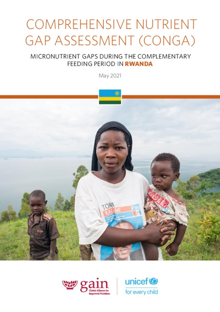 Rwanda: Comprehensive Nutrient Gap Assessment (CONGA): Micronutrient gaps during the…