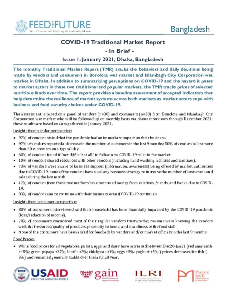 Bangladesh TMR Issue 1 