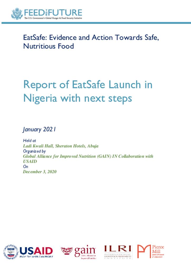 EatSafe in Nigeria Launch Report