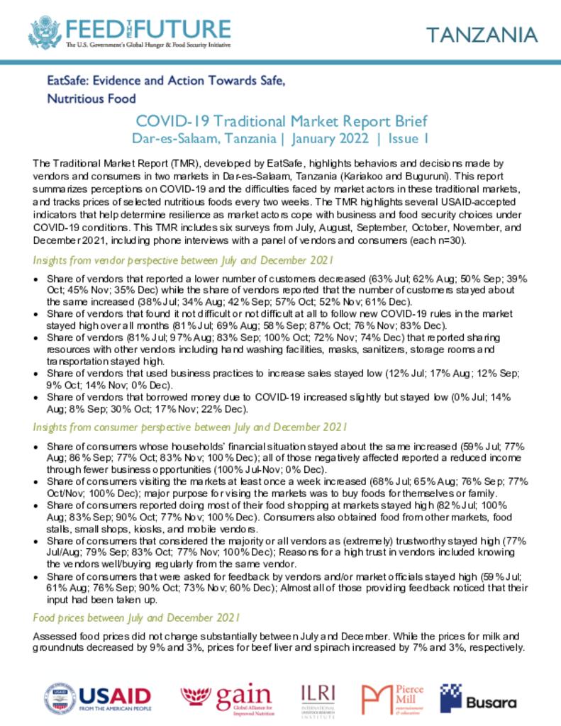 Tanzania TMR Issue 1 