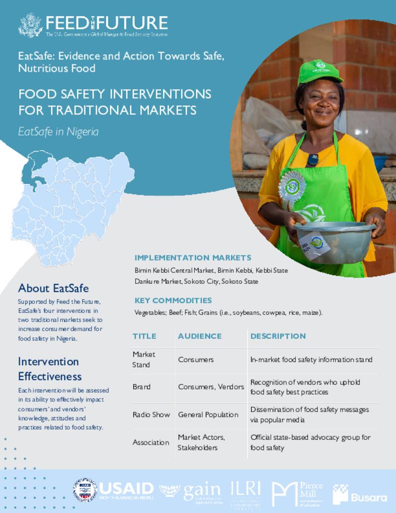 EatSafe in Nigeria Intervention Progress Update